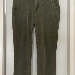 PAIGE Olive Green jogger Trousers